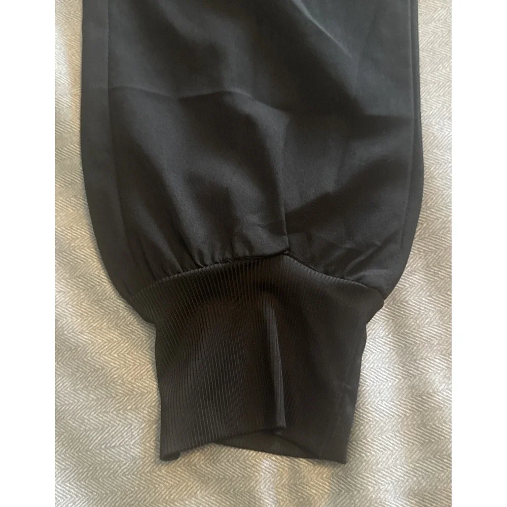 Women's GT Performance BLACK Jogger Yoga Waist Scrub Pant Pockets Sz Small NWT